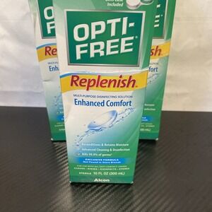 Opti-Free Replenish Multi-Purpose Disinfecting Solution With Lens Case, 10 Fl Oz